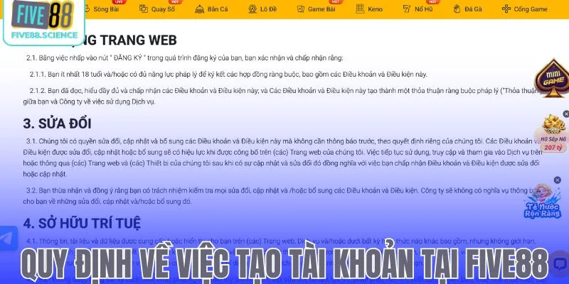 Quy trình đăng ký Five88 chỉ 4 bước