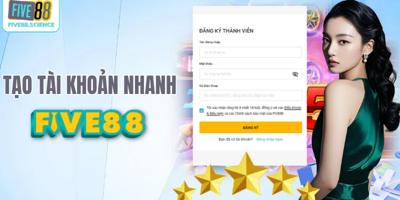 Tạo tài khoản nhận ngay khuyến mãi cực khủng