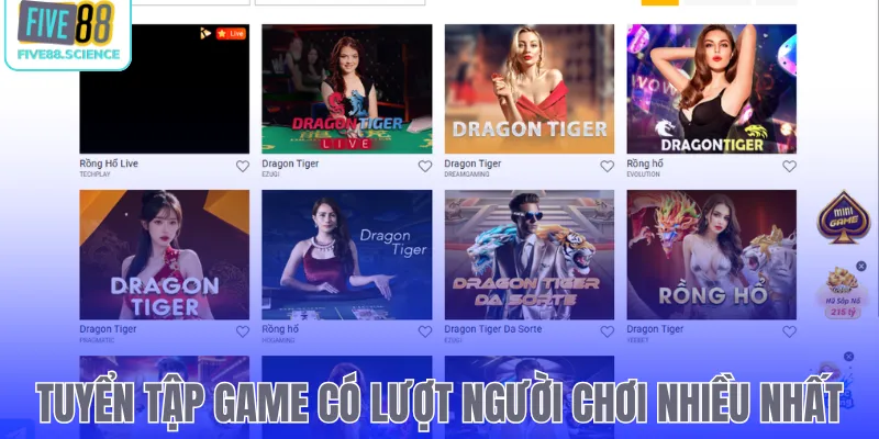 Tuyển tập game có lượt người chơi nhiều nhất